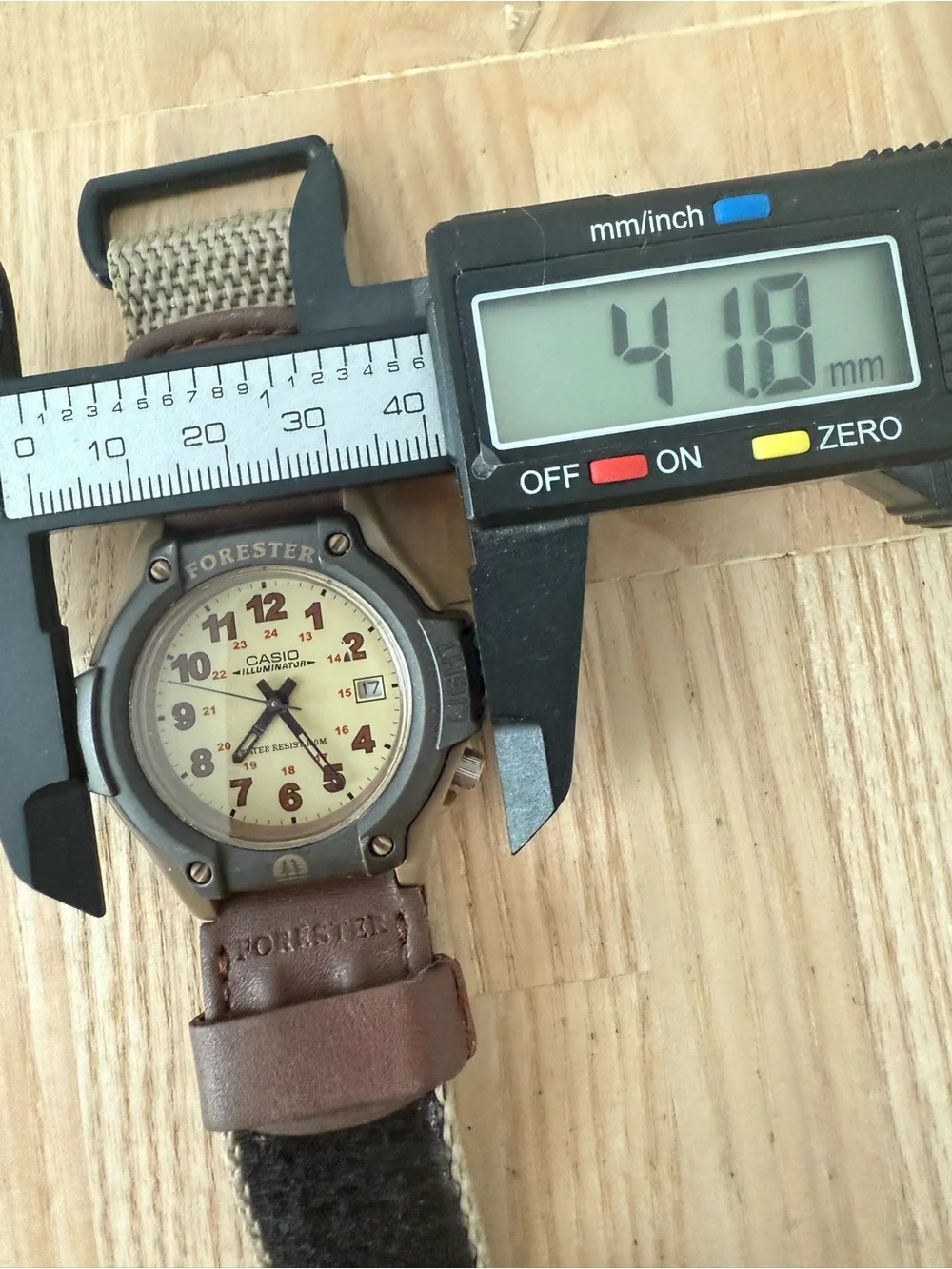 Casio Forester brown and tan outdoor casual watch NEW BATTERY